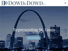 Tablet Screenshot of dowdlaw.net