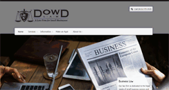 Desktop Screenshot of dowdlaw.com