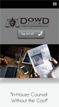 Mobile Screenshot of dowdlaw.com